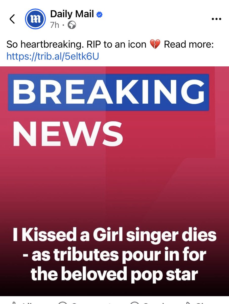 Amber-Jayne π (@amber_jaynexx) on Twitter photo Absolutely disgraceful and tacky.
What a stupid headline, making people believe that Katy Perry has died,disrespectful to Jill Soubles. Nasty piece of click bait <a href="/MailOnline/">Daily Mail Online</a> Absolutely disgraceful and tacky.
What a stupid headline, making people believe that Katy Perry has died,disrespectful to Jill Soubles. Nasty piece of click bait <a href="/MailOnline/">Daily Mail Online</a>
