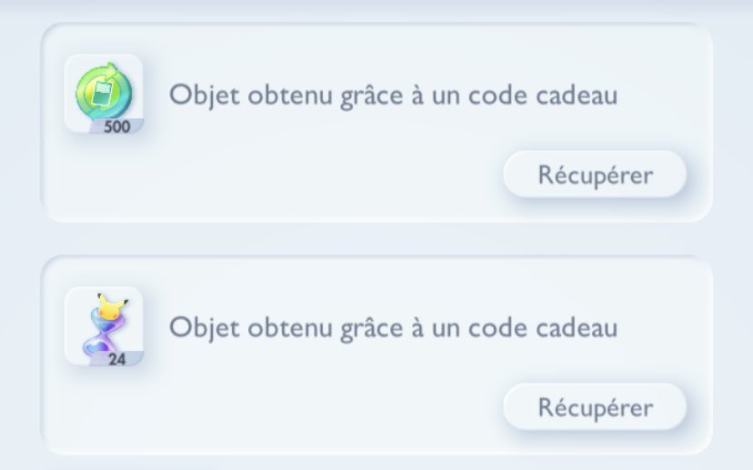 Petite distribution de 24 Sabliers et 500 Tokens d’échanges sur Pokémon Pocket / TCGP ! Il faut aller sur le site : gift.pokemontcgpocket.com. Puis y entrer : 

- Votre ID Client (voir screens)
- Le code : S5N4NDM00N

Ça prend 10 secondes alors profitez-en !