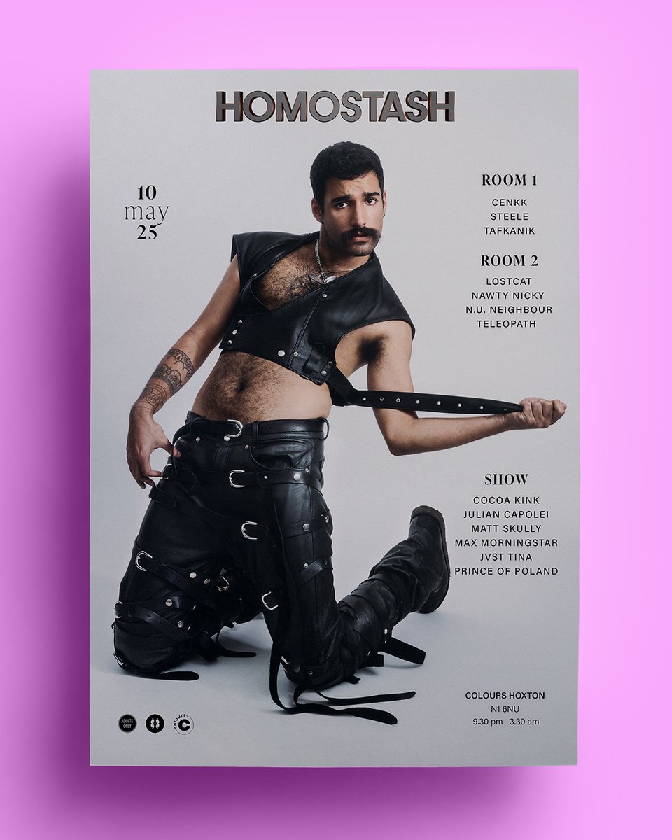 NEXT SATURDAY 10th of MAY join <a href="/Homostash/">Homostash</a> for another wild rave with epic line-up!
TICKETS: link.outsavvy.com/homostash1005