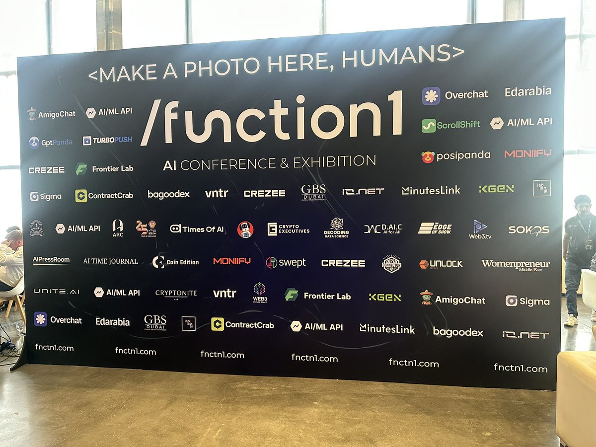 We’re here at <a href="/function1_conf/">function1</a> in Dubai!