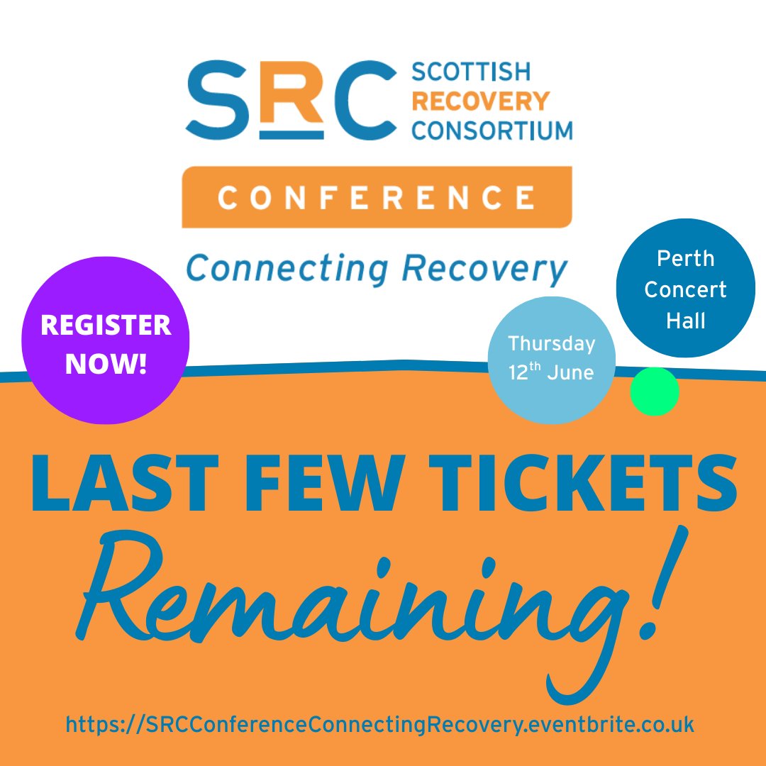 Scottish Recovery Consortium (@srconsortium) on Twitter photo ๐จ๐๐ฎ๐๐ ๐๐ฎ๐น๐น! ๐ข๐ป๐น๐ ๐ฎ ๐๐ฒ๐ ๐ง๐ถ๐ฐ๐ธ๐ฒ๐๐ ๐๐ฒ๐ณ๐!๐จ
Don't miss your chance to be part of Connecting Recovery!
๐๐ฅ๐ค๐ฉ๐จ ๐๐ง๐ ๐๐ก๐ข๐ค๐จ๐ฉ ๐๐ค๐ฃ๐ - ๐๐ง๐๐ ๐ฎ๐ค๐ช๐ง ๐ฉ๐๐๐ ๐๐ฉ ๐ฃ๐ค๐ฌ ๐๐๐๐ค๐ง๐ ๐๐ฉ'๐จ ๐ฉ๐ค๐ค ๐ก๐๐ฉ๐!
ow.ly/Kwcn50VLMUv ๐จ๐๐ฎ๐๐ ๐๐ฎ๐น๐น! ๐ข๐ป๐น๐ ๐ฎ ๐๐ฒ๐ ๐ง๐ถ๐ฐ๐ธ๐ฒ๐๐ ๐๐ฒ๐ณ๐!๐จ
Don't miss your chance to be part of Connecting Recovery!
๐๐ฅ๐ค๐ฉ๐จ ๐๐ง๐ ๐๐ก๐ข๐ค๐จ๐ฉ ๐๐ค๐ฃ๐ - ๐๐ง๐๐ ๐ฎ๐ค๐ช๐ง ๐ฉ๐๐๐ ๐๐ฉ ๐ฃ๐ค๐ฌ ๐๐๐๐ค๐ง๐ ๐๐ฉ'๐จ ๐ฉ๐ค๐ค ๐ก๐๐ฉ๐!
ow.ly/Kwcn50VLMUv