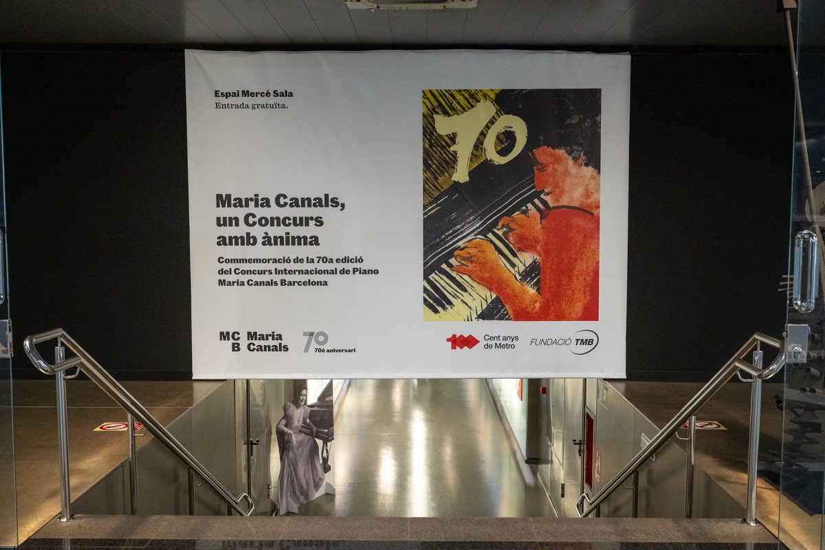TMB (@tmb_barcelona) on Twitter photo 🎹 Enguany <a href="/mariacanals_bcn/">Concurs Maria Canals</a> també té una exposició a l'Espai Mercè Sala #metrobcn Diagonal per commemorar els 70 anys del certamen.
🗓️ 'Maria Canals, un concurs amb ànima'➡️fins al 21 de juny
⌚️De dilluns a divendres de 10 a 20 hores🆓
Informació👉ow.ly/EqUO50VpBZ5 🎹 Enguany <a href="/mariacanals_bcn/">Concurs Maria Canals</a> també té una exposició a l'Espai Mercè Sala #metrobcn Diagonal per commemorar els 70 anys del certamen.
🗓️ 'Maria Canals, un concurs amb ànima'➡️fins al 21 de juny
⌚️De dilluns a divendres de 10 a 20 hores🆓
Informació👉ow.ly/EqUO50VpBZ5