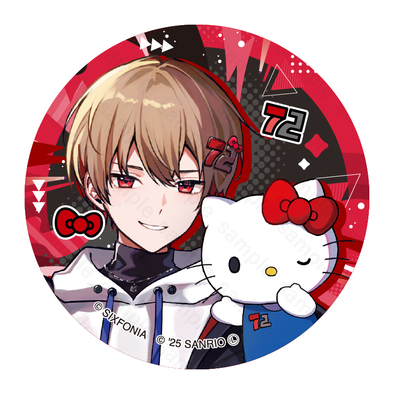 不備のございました缶バッジの正しい仕様はこちらです。 変更箇所：暇