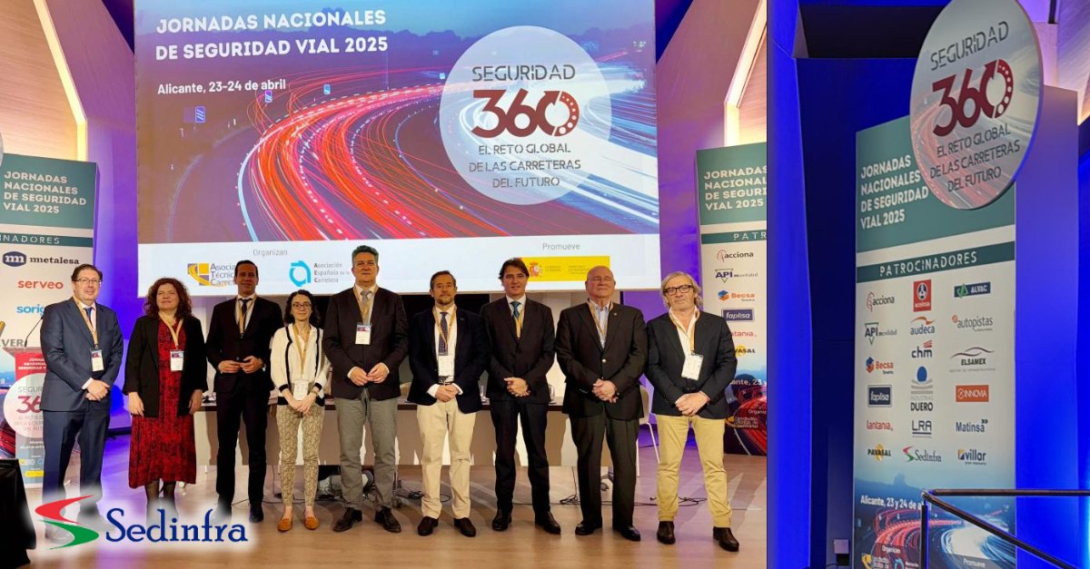 sedinfra's tweet photo. La semana pasada fuimos parte de las Jornadas Nacionales de Seguridad Vial 2025 en Alicante, un encuentro clave para debatir el futuro de la movilidad

Desde #Sedinfra, reafirmamos nuestro compromiso con infraestructuras seguras, innovadoras y sostenibles
#JNSV2025 #SeguridadVial https://t.co/PJTdDga5Q6