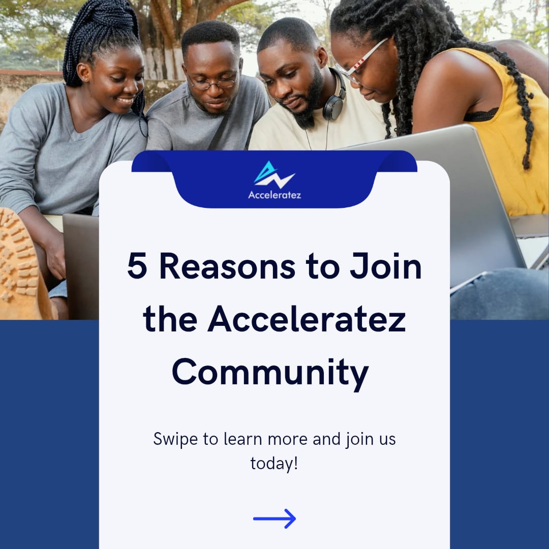 acceleratezhub's tweet photo. Why do you need to join the Acceleratez Community?
Slide through to find out.

#acceleratez
#tech
#techinuyo
#techhubinuyo
#TechCommunity https://t.co/nnDl5jmKAT