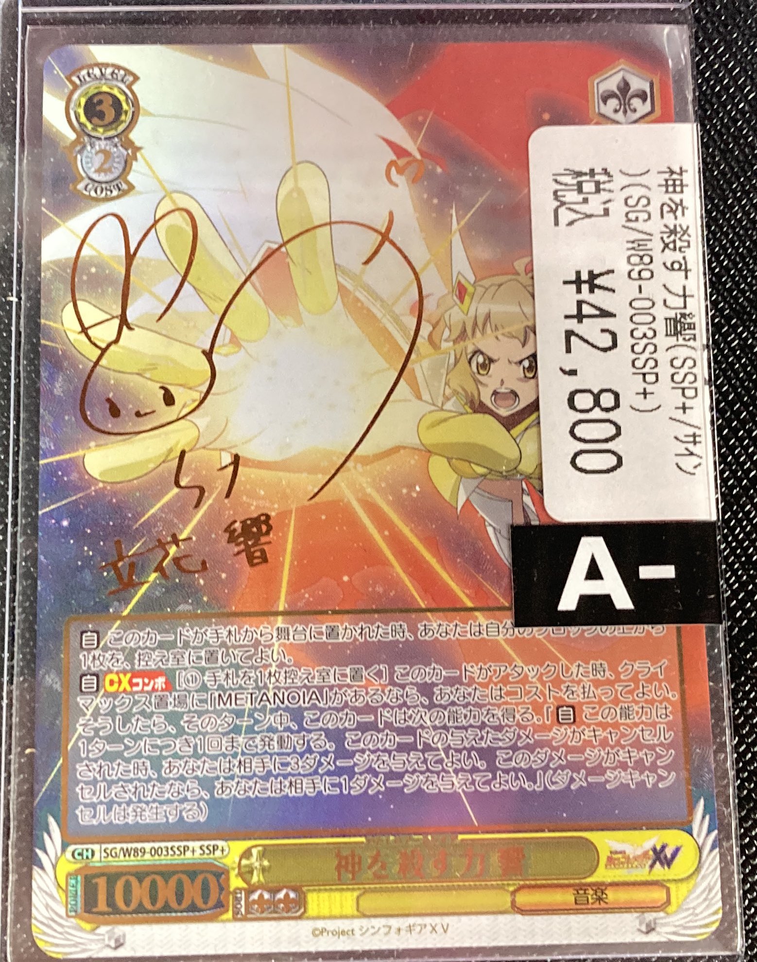 神を殺す力 響 ssp サイン