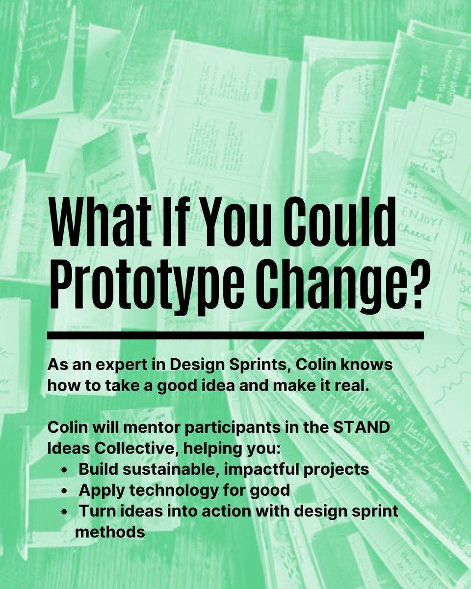We’re buzzing to announce that Colin will be joining the STAND Ideas Collective as a guest speaker! From the lab to the community,  Dr. Colin Keogh has been using engineering as a tool for social justice, sustainability, and global innovation. 🔧🌍
stand.ie/what-we-do/ide…