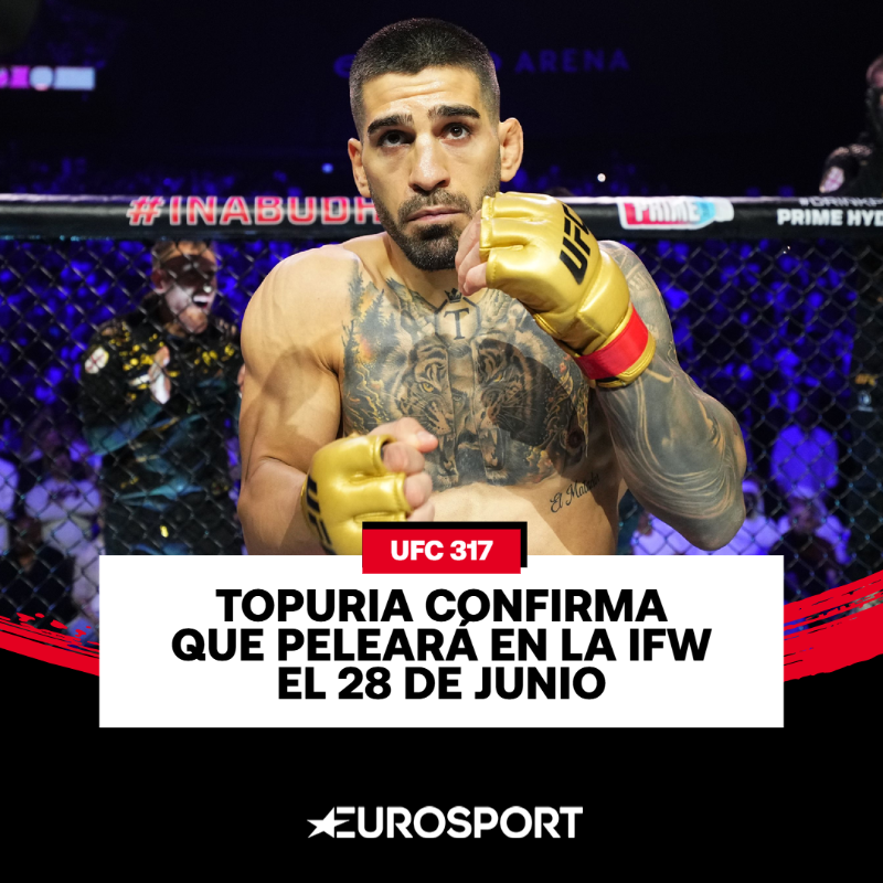 Eurosport_ES's tweet photo. 🚨 ÚLTIMA HORA

👊🏻 @Topuriailia 𝐜𝐨𝐧𝐟𝐢𝐫𝐦𝐚 que peleará en #UFC317 en la International Fight Week

🗣 "Espero haceros felices el próximo 28 de junio"

#UFCEurosport #UFCMax