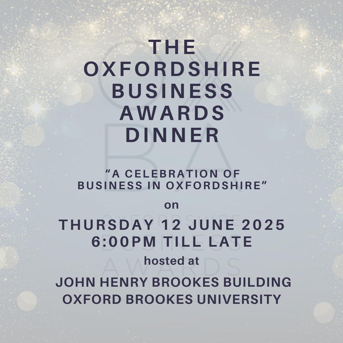 With the finalists now revealed, it’s the perfect moment to secure your tickets to attend the OXBA Dinner.  Whether you are a finalist or attending to support your peers, your presence is invaluable in celebrating the excellence of  Oxfordshire business oxfordshirebusinessawards.co.uk/awards-dinner