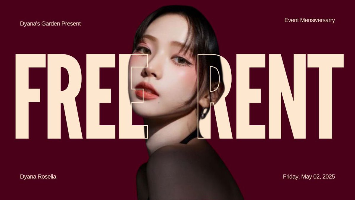 Free Rent Event at Dyana’s Garden ✿˖˚ ༘𐙚

To celebrate our monthversary, we invite you to join our free rent event at our garden ꫂ ၴႅၴ 

Check the details below