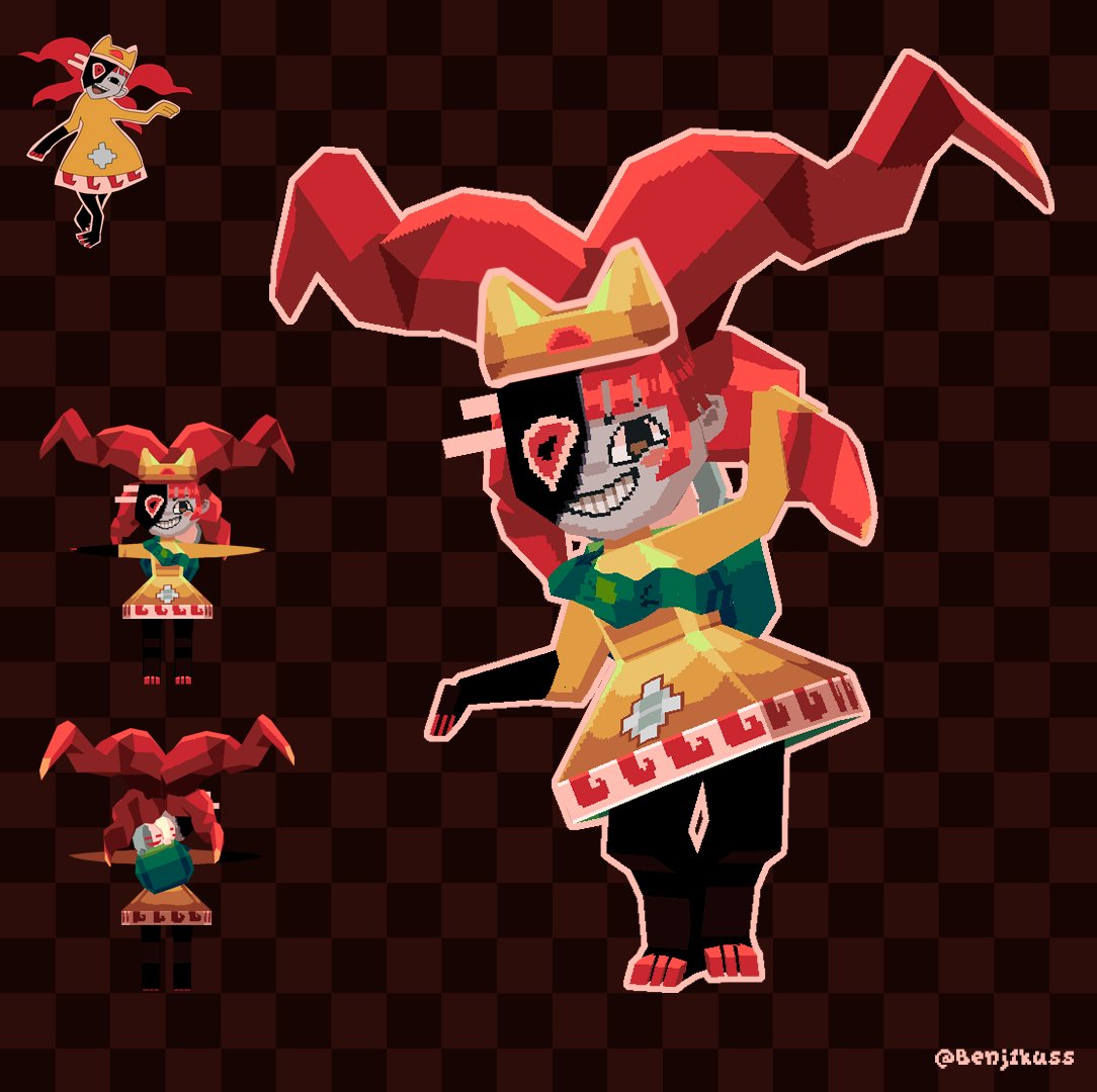 Taski Maiden 

Made in <a href="/blockbench/">Blockbench</a> 

 #Blockbench #3d #dreambbq #ENA #enadreambbq #pixelart #3dmodeling #lowpoly  #pixelart