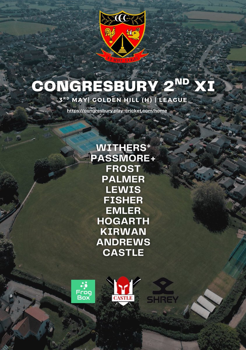 🏏 Let’s get down to business!

👊🏼 Good luck to both senior teams as they open up the season!

📍 1st XI (A) 🆚 Bishopton (12pm)
📍2nd XI (H) 🆚 Golden Hill (1pm)

🔴⚫️🔴⚫️ #OneCong