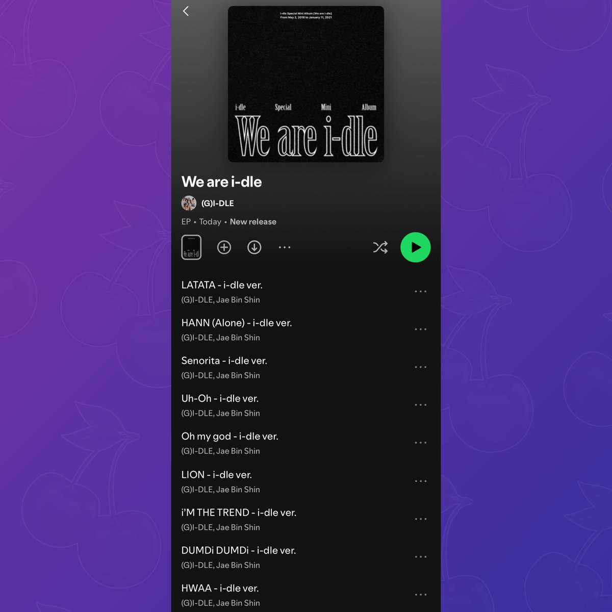 PopBase's tweet image. i-dle has released their special mini-album ‘We are i-dle.’

It features re-recorded versions of all nine past title tracks with the current lineup.