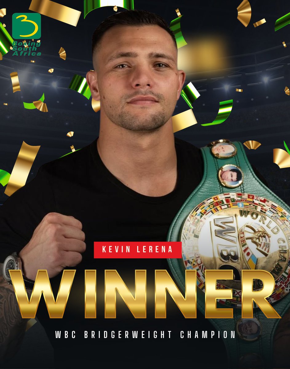 BoxingsaR's tweet image. 👑 Congratulations to the Champion - @Kevlerenaboxing

SA’s very own has successfully defended his WBC Bridgerweight World Title, delivering a dominant performance on home soil at #TheReckoning in PTA.

Legacy secured. History made.

The whole nation celebrates you, Champ!

🥊🇿🇦