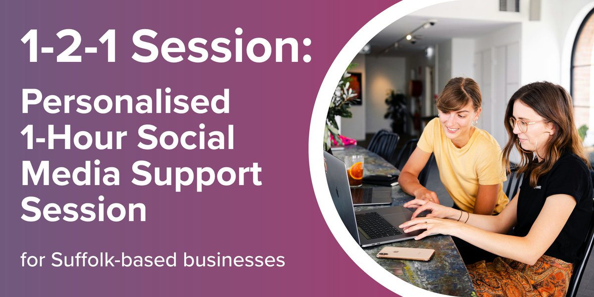 New Anglia Growth Hub (@angliahub) on Twitter photo Businesses, freelancers, and charities across Suffolk are set to receive personalised guidance to elevate their Instagram presence, thanks to a new initiative offering one-hour, one-on-one sessions with social media experts. suffolkenquiries@newangliagrowthhub.co.uk Businesses, freelancers, and charities across Suffolk are set to receive personalised guidance to elevate their Instagram presence, thanks to a new initiative offering one-hour, one-on-one sessions with social media experts. suffolkenquiries@newangliagrowthhub.co.uk