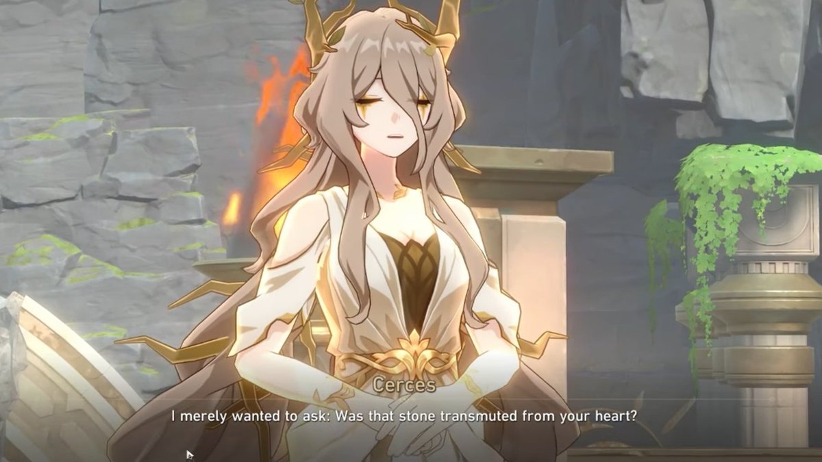 CEOofAnaxa's tweet image. Anaxa who sacrifice himself to save more people from grove when flame reaver attacked there.. 
Anaxa who gave his heart and made it a stone for castorice so that she can find her sister as his final lesson to her..
Anaxa who becames happy when student ask him questions..