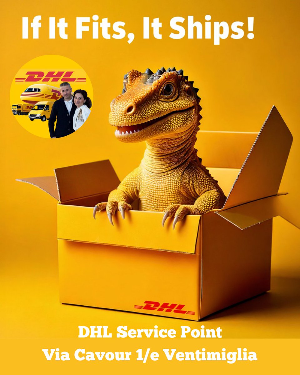 macsarge's tweet image. Shipping made easy with ComputerART!
We’re your local DHL Service Point at, Ventimiglia in Via Cavour 1/e
Send packages, manage Amazon returns, international shipping, and more!
Come visit us or contact us for more info
 #DHL #ServicePoint #EasyShipping #Ventimiglia  #ComputerART