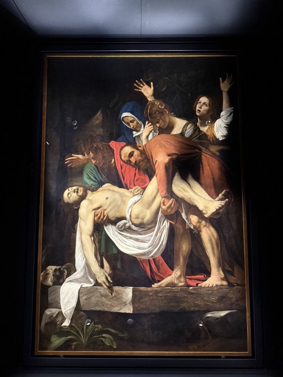 そういや、関西万博のイタリア館のカラヴァッジョのキリストの埋葬