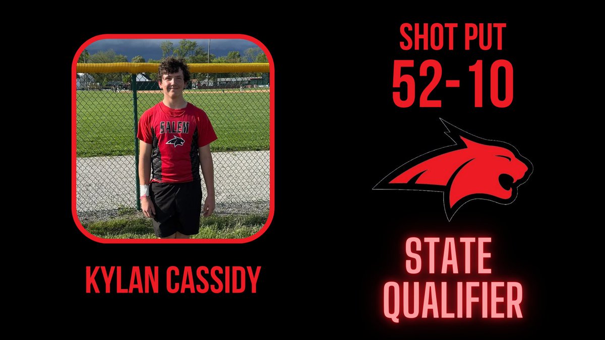 CoachMoore_PE's tweet image. Great meet for the Bobcats tonight as we hosted the Region 6 SIJHSAA Class L Regional Meet

25 state qualifiers total 
2 school records 
And our 3rd 50 footer in shot since 2020