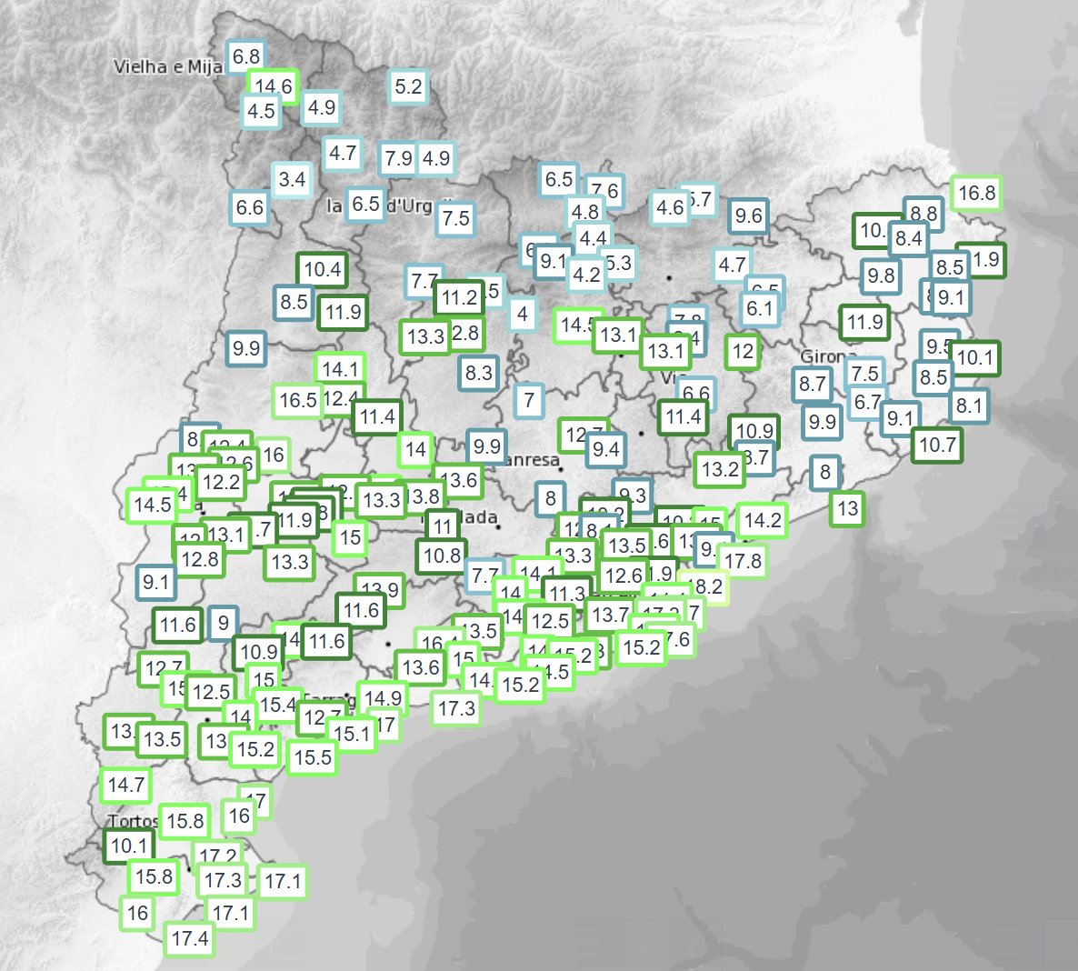 ❗️Bon dia! Divendres de cel molt canviant, amb risc de ruixats passatgers de curta durada amb el pas de les hores a pràcticament qualsevol punt. Aniran acompanyats de fang. Pols en suspensió, cel terrós i TºC semblants, amb ambient ben càlid al migdia. Demà tindrem pic de calor.