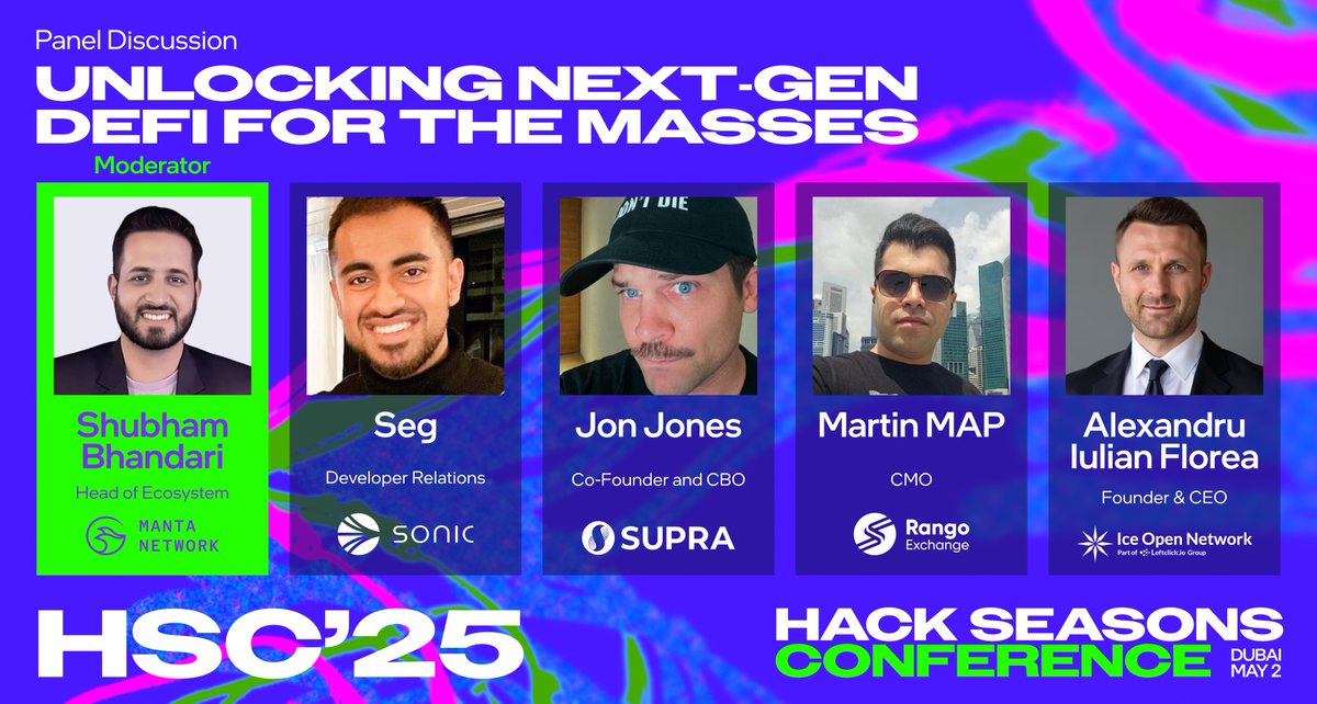 Ice Open Network (@ice_blockchain) on Twitter photo ๐๏ธ Can DeFi finally go mainstream?
๐ Today, May 2 | 12:40โ13:10 GST | Main Stage
Our CEO <a href="/ice_z3us/">Zeus</a> joins a powerhouse panel with <a href="/MantaNetwork/">Manta Network (๐ฑ,๐ฑ)</a>, <a href="/SonicLabs/">Sonic Labs</a>, <a href="/RangoExchange/">Rango (๐, ๐)</a> & <a href="/SUPRA_Labs/">Supra</a> to dig into what it really takes to bring DeFi to the world.
If youโre at @MPost_ioโs ๐๏ธ Can DeFi finally go mainstream?
๐ Today, May 2 | 12:40โ13:10 GST | Main Stage
Our CEO <a href="/ice_z3us/">Zeus</a> joins a powerhouse panel with <a href="/MantaNetwork/">Manta Network (๐ฑ,๐ฑ)</a>, <a href="/SonicLabs/">Sonic Labs</a>, <a href="/RangoExchange/">Rango (๐, ๐)</a> & <a href="/SUPRA_Labs/">Supra</a> to dig into what it really takes to bring DeFi to the world.
If youโre at @MPost_ioโs