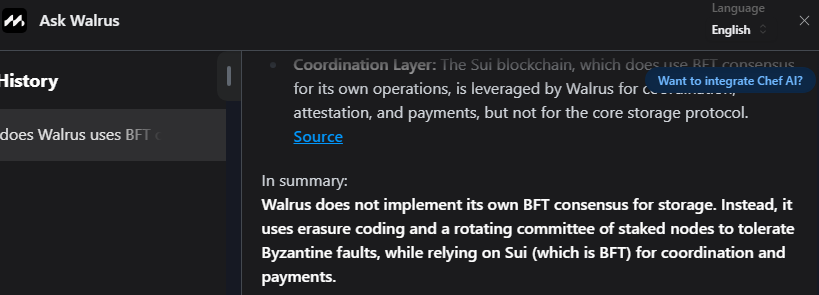 Pizza | dRen (@pizzadren) on Twitter photo The reasoning for why Walrus Protocol stands out compared to <a href="/IagonOfficial/">Iagon 🧑🚀💽</a> is not very clear here
1) Walrus does not have their own BFT consensus. It's leveraging Sui blockchain tech like how Iagon is leveraging Cardano's tech.
2) Scalability & modularity points are basically The reasoning for why Walrus Protocol stands out compared to <a href="/IagonOfficial/">Iagon 🧑🚀💽</a> is not very clear here
1) Walrus does not have their own BFT consensus. It's leveraging Sui blockchain tech like how Iagon is leveraging Cardano's tech.
2) Scalability & modularity points are basically