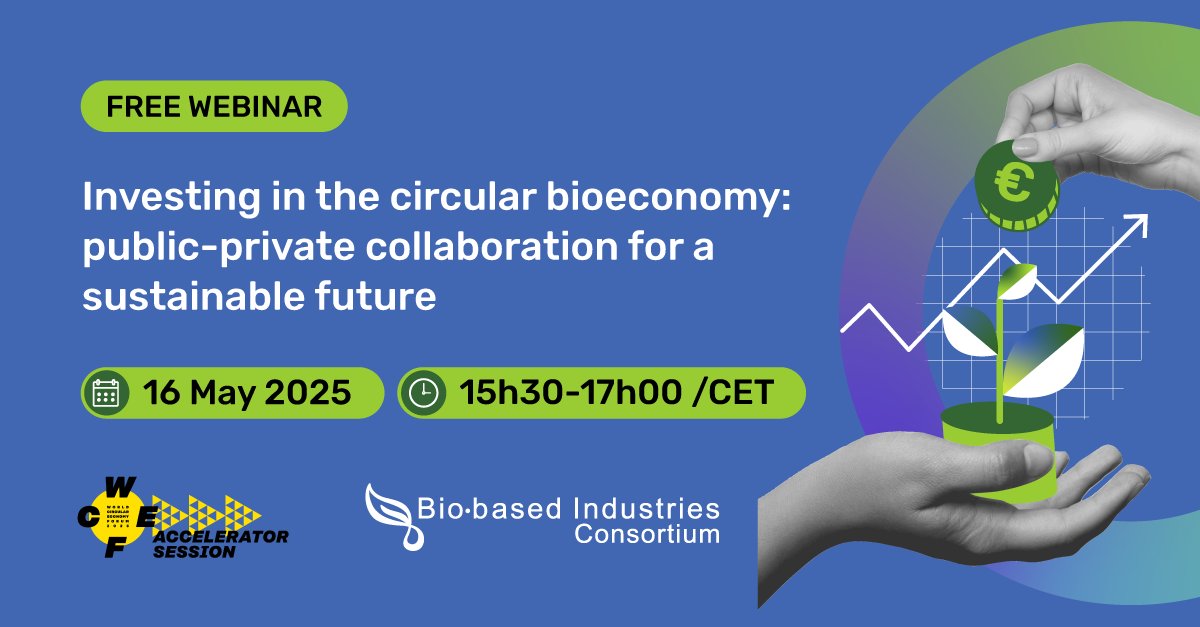 💻Join our FREE WEBINAR exploring innovative approaches to overcoming challenges incl permitting, market acceptance and funding gaps. W/ great guest speakers, we'll uncover solutions to foster systemic change 
👉biconsortium.eu/event/wcef-acc… #bioeconomy #investment #Europe #biobased