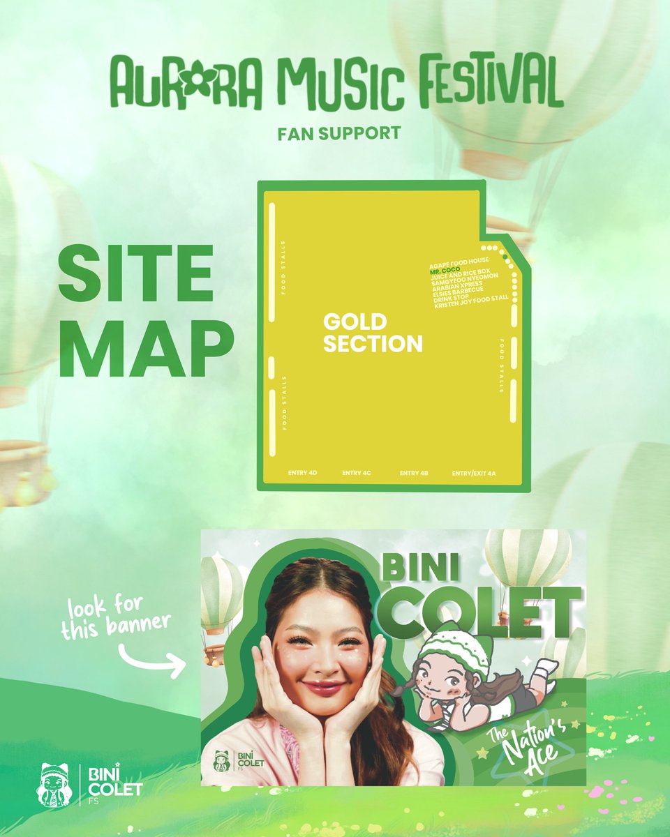 AURORA MUSIC FESTIVAL FREEBIES for DAY 2💚

Hello mga palangga! COCO will be giving away freebies for AMF 2025! Claim COCO's freebies by simply following the mechanics below:

🧩Must be following social media accounts of Colet Fan Suporta 
🧩Retweet and like this post 
🧩Fill-out