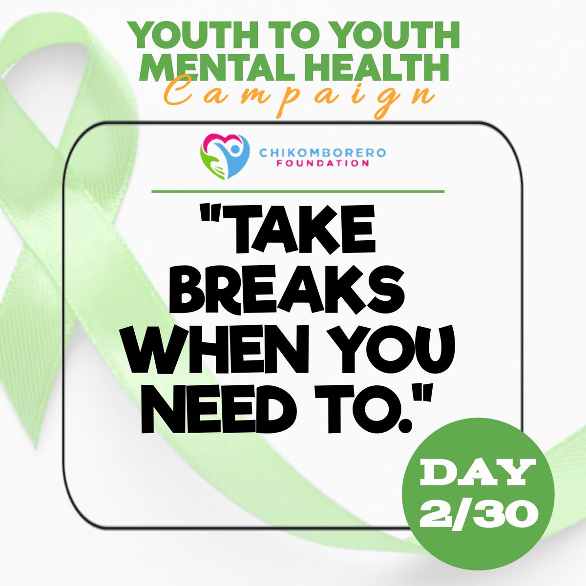 chikomborero_f's tweet photo. Day 2 | "TAKE BREAKS WHEN YOU NEED TO"
Mental Health Awareness Month
A thread
#MentalHealthAwarenessMonth 
#MentalHealthAwareness 
#MentalHealthMonth
#YouthVoices
1/ Taking breaks means intentionally stepping away from stress, tasks, or screens to recharge. https://t.co/tkIQG6caqx