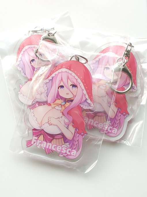 5月6日あいミスオンリー「秘跡を索めて」の新作フランチェスカさんアクキーです😌
おっきいなぁ(*'д`*)
#あいミス
@acryl_tatsujin #アク達で作ってみた 