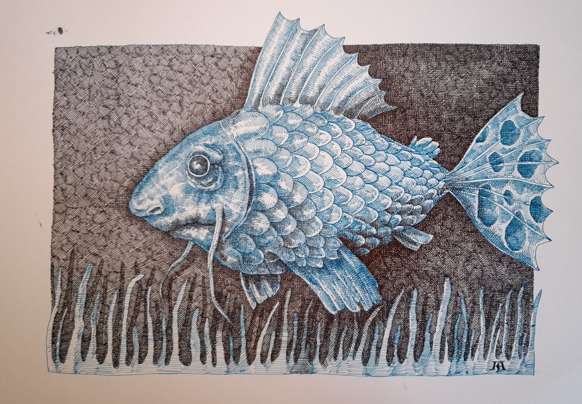Atelier462's tweet photo. Talking Fish.
La Poisson qui parle.
🐟
#drawing #dessin #InkDrawing
#fish #animal #sketch #art #ArtistOnX #Watermanink https://t.co/RnWQFCgaz9