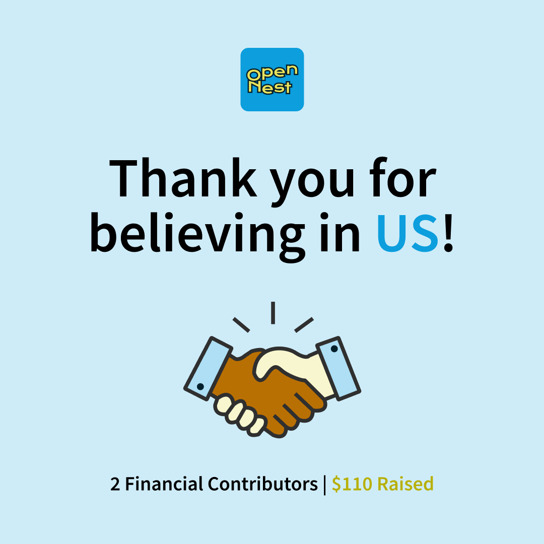 Opennest_Africa's tweet photo. OpenNest-Africa is growing thanks to people like you.

 We’re grateful to our first 2 financial contributors on @opencollect! 💛

Your support = belief in our mission.
Join US and support the nest:
 👉 https://t.co/NPAxM76fFx https://t.co/FhauJpE6k2