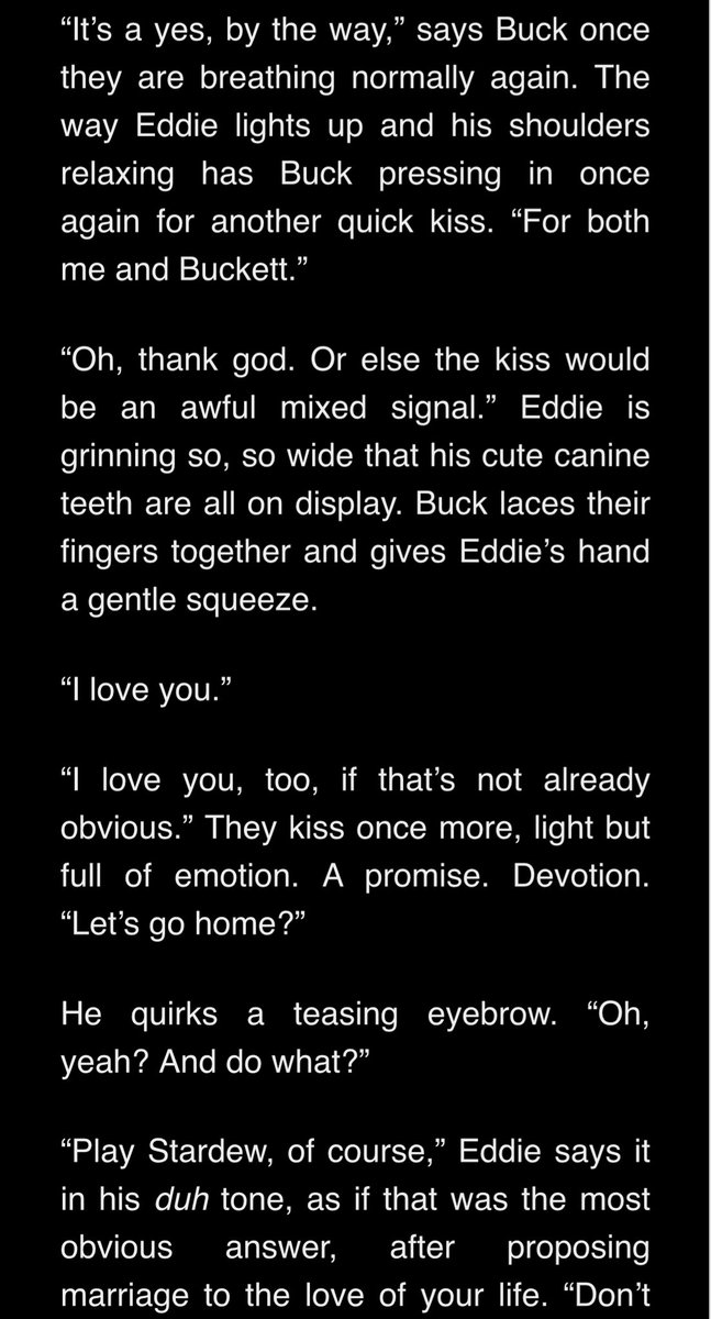 emytrulynot's tweet photo. So I posted a short buddie friends to fiancé to soothe our hearts.

💕 Eddie proposes to Buck in Stardew Valley Co-op
💕 Buck panics (obviously)
💕 Friends to fiancé
💕 Codependent buddie bleeding into the game also
💕 Propose first, Confess later

https://t.co/CPxhctWgeJ https://t.co/uci33Fu2fU