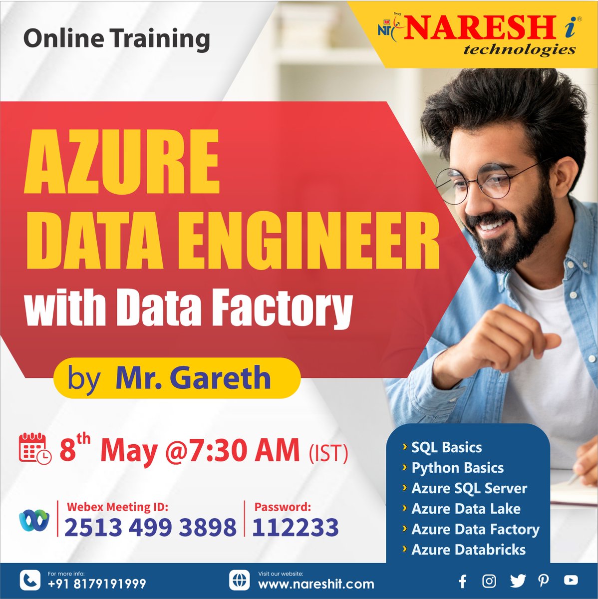 nareshitech's tweet image. 👉Join our Azure Data Engineer with Data Factory Online Training
✍️ Registration Link: t.ly/Azure-8M

👉New Batch Details:
Date: 8th May 2025
Time: 7:30 AM to 09:00 AM
Mode of Training:  Online
📲 Meeting ID: 2513 499 3898
🔐 Password: 112233

#Microsoftazure #azuredata