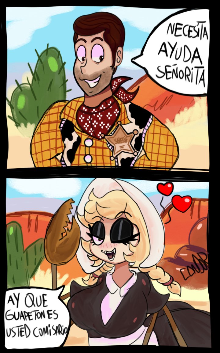 CondorDibujante's tweet image. #ships #cliffside #ToyStory amor en el oeste