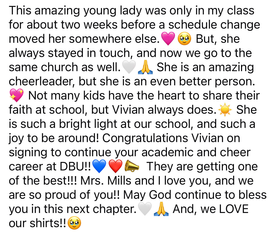 Congratulations ⁦<a href="/viv1herrera/">Vivian A Herrera</a>⁩!💙❤️  We love you kid.🤍🙏🥹