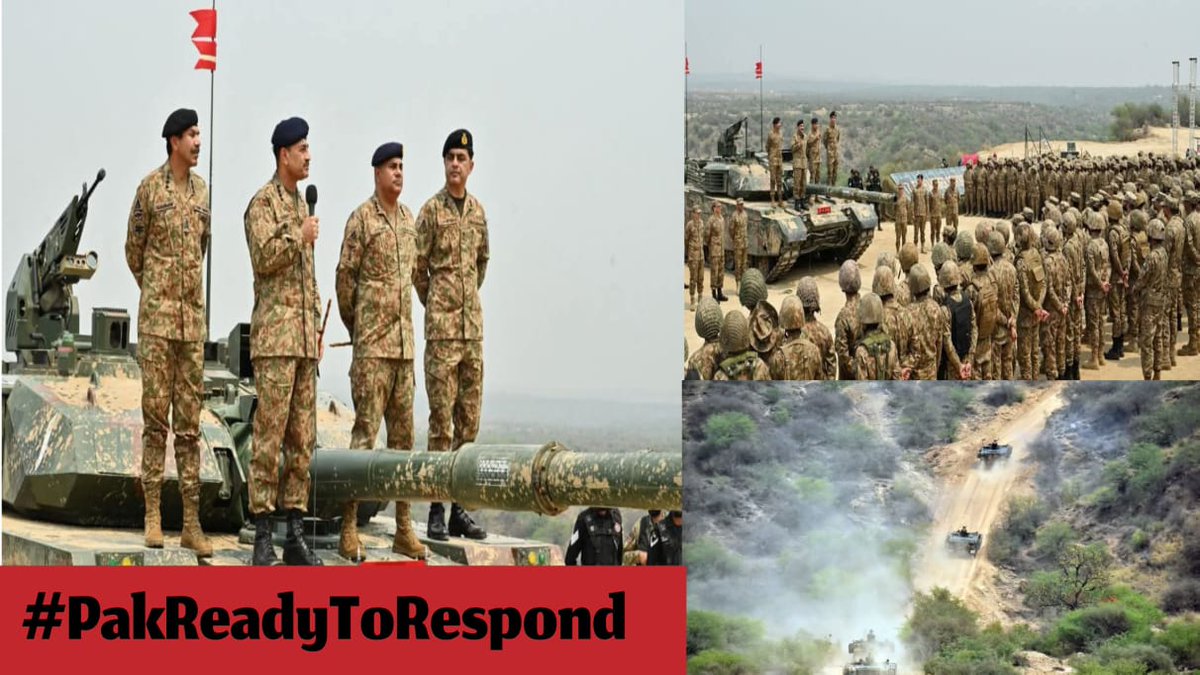 Abaseen_Minawal's tweet photo. #وطنکادفاع
#PakReadyToRespond
اگر بھارت نے پاکستان کے خلاف کسی بھی جارحیت کی کوشش کی، تو پاک فوج جنرل سید عاصم منیر کی قیادت میں دشمن کو اس کی حدود میں گھس کر منہ توڑ جواب دے گی۔ پاکستان کی سلامتی پر کوئی سمجھوتہ نہیں ہوگا۔ https://t.co/DSOTf5EQ5p