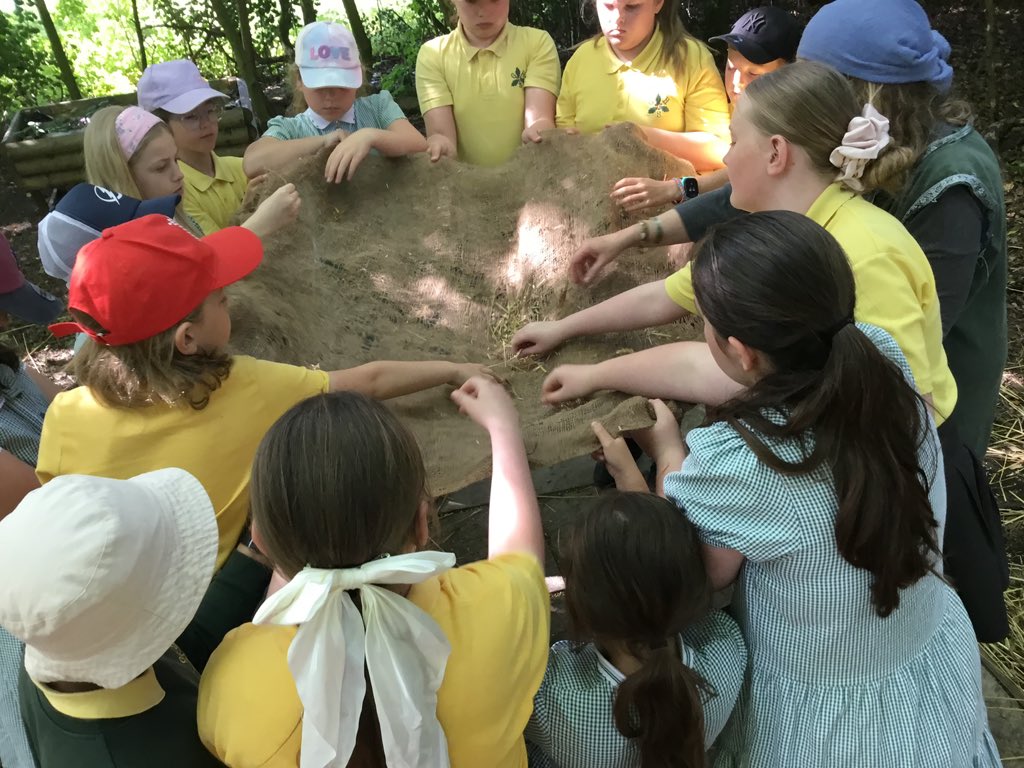#Year5 took their annual trip to <a href="/tatton_park/">Tatton Park</a> to experience life as an Anglo-Saxon! 🛡️🗡️