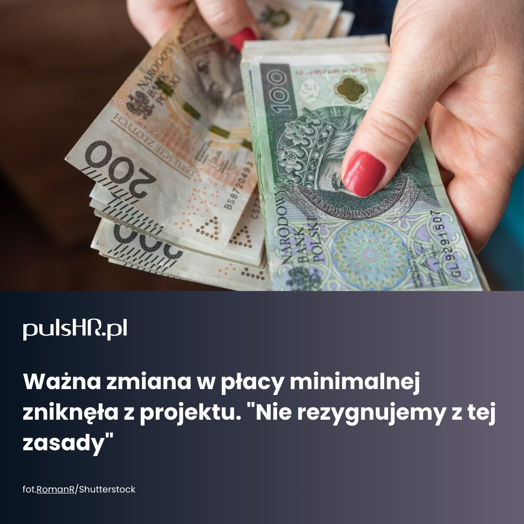 PulsHR.pl (@pulshr_pl) on Twitter photo Nie rezygnujemy z zasady połączenia płacy minimalnej z wynagrodzeniem zasadniczym - zapewnia ministra pracy Agnieszka Dziemianowicz-Bąk. <a href="/MRPiPS_GOV__PL/">Ministerstwo Rodziny, Pracy i Polityki Społecznej</a>
Więcej: tiny.pl/ytpf-v2t Nie rezygnujemy z zasady połączenia płacy minimalnej z wynagrodzeniem zasadniczym - zapewnia ministra pracy Agnieszka Dziemianowicz-Bąk. <a href="/MRPiPS_GOV__PL/">Ministerstwo Rodziny, Pracy i Polityki Społecznej</a>
Więcej: tiny.pl/ytpf-v2t