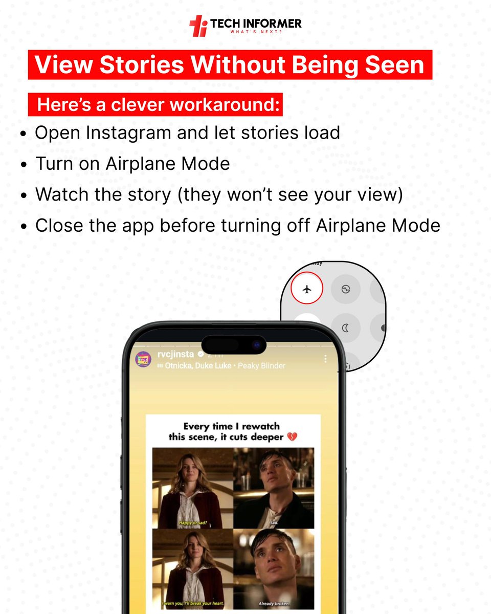 Tech_Informer_'s tweet photo. (1/2) Here are some hidden Instagram features you'll love — tag your friends and try them out together!  #TechInformer #InstagramTips  #HiddenFeatures #InstaGuide https://t.co/2oeLN359K1