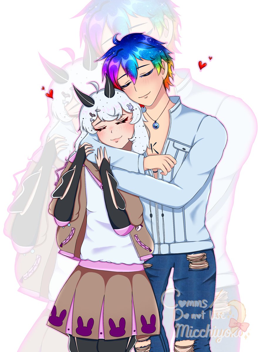 Sorry for being a lil' inactive lately, life's been busy🥹! But here's a sweet commission I finished of Snow and Muron, the cutest couple ever. :3 Aren't they just lovely together? 🕊️

Thank you so much for trusting me <a href="/JinHollow/">🌈Talfy Talf the Billy Bob Fan✨</a> 🥹❤️

#commsopen #comms #Kofi