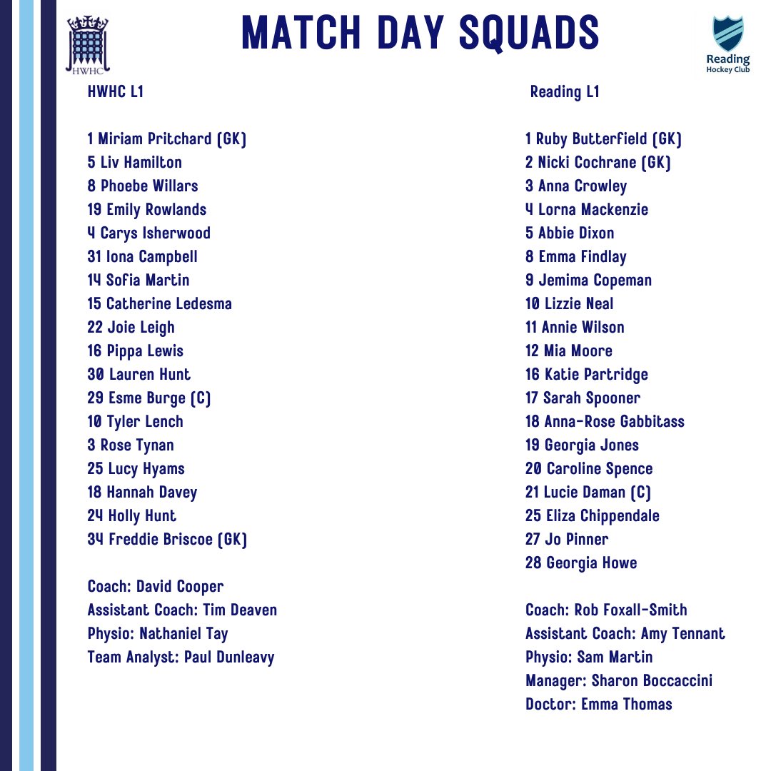 Hampstead & Westminster Hockey Club (@hwhcofficial) on Twitter photo 🚀PREMIER LEAGUE FINALS🚀
Our L1s Hampstead Heroes take on <a href="/readinghc/">Reading Hockey Club</a> in the semi-finals at Nottingham this Saturday!
Pushback - 15:30
#EHLPrem #englandhockey #Hampsteadheroes 🚀PREMIER LEAGUE FINALS🚀
Our L1s Hampstead Heroes take on <a href="/readinghc/">Reading Hockey Club</a> in the semi-finals at Nottingham this Saturday!
Pushback - 15:30
#EHLPrem #englandhockey #Hampsteadheroes