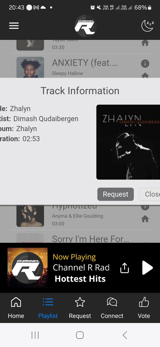 Zorjka4's tweet image. Thanking @channelrradio for playing song #Zhalyn by @dimash_official  🔥