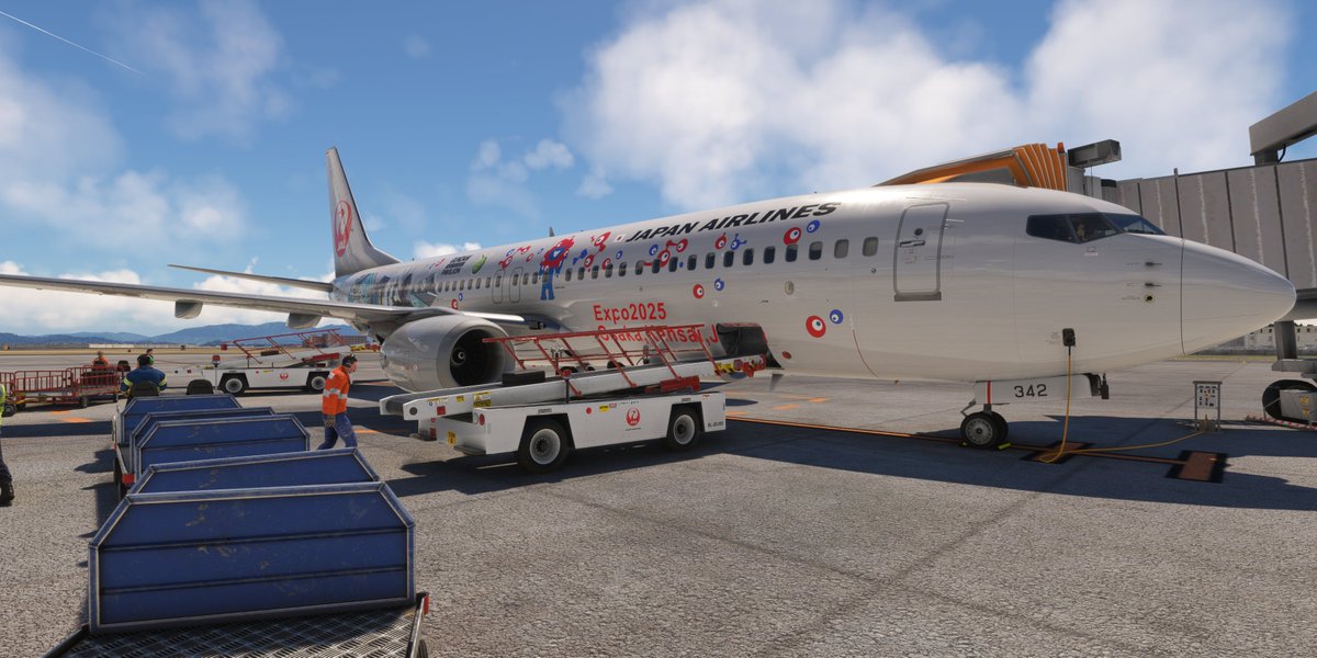 FUK_Nob0525's tweet photo. JL459 RJTT-RJOS
東京周辺の天候が悪く離陸上昇中は終始揺れましたが、多くのお客さまにご搭乗いただき徳島に到着しました。
We arrived at Tokushima with many passengers on board.
#msfs2020
#PMDG
#BeyondATC https://t.co/3ROvNdSt03