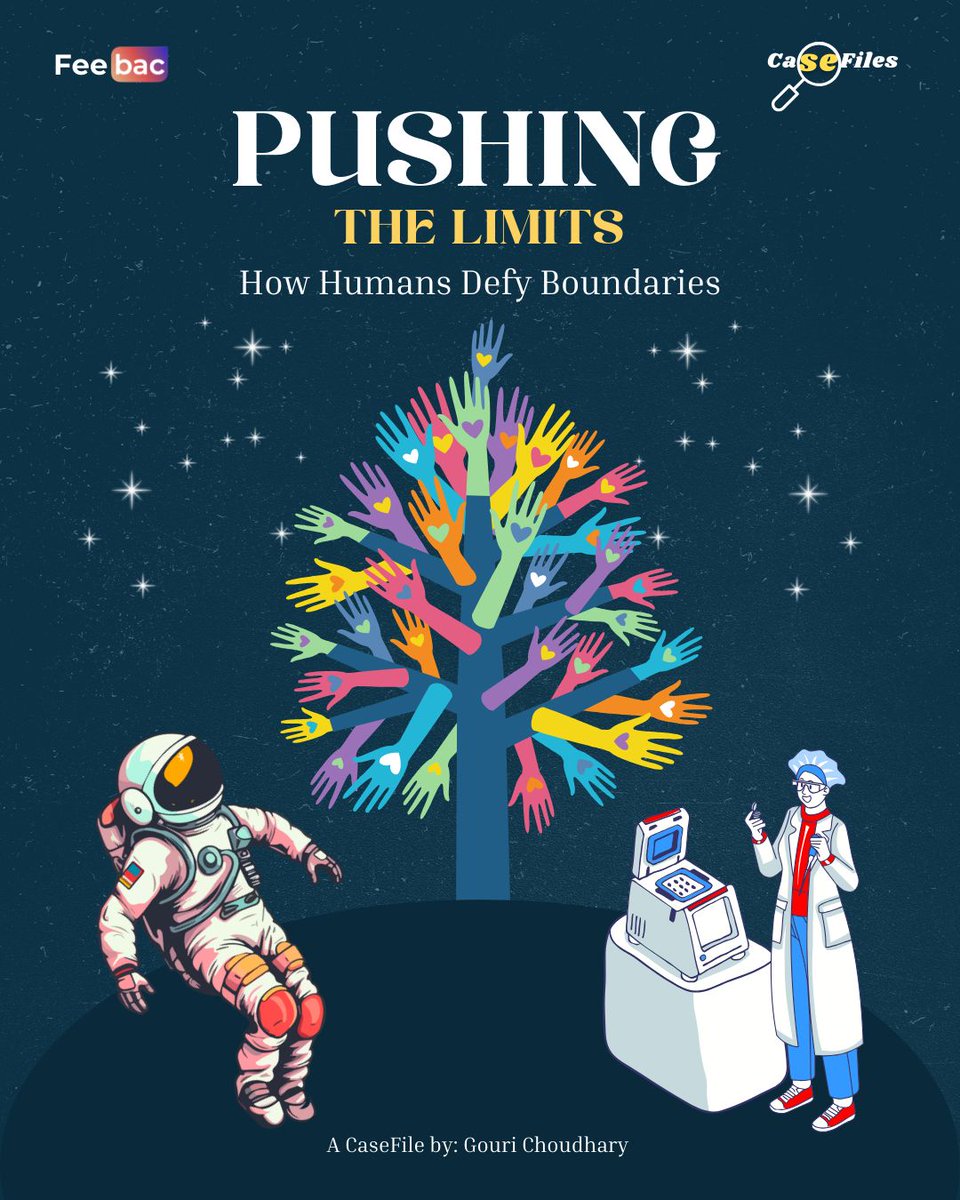 feebac_media's tweet image. 🚀💥CaseFile Drop | Pushing The Limits: How Humans Defy Boundaries🌍🔥
We weren’t built to fly, run 100 miles, or live off-Earth—but we do. 🧠💪

This week’s CaseFile dives into:
🔹 Epic endurance feats
🔹 Innovation beyond limits
🔹 Survival &amp;amp; reinvention
#FeebacCaseFile 
(1/2)