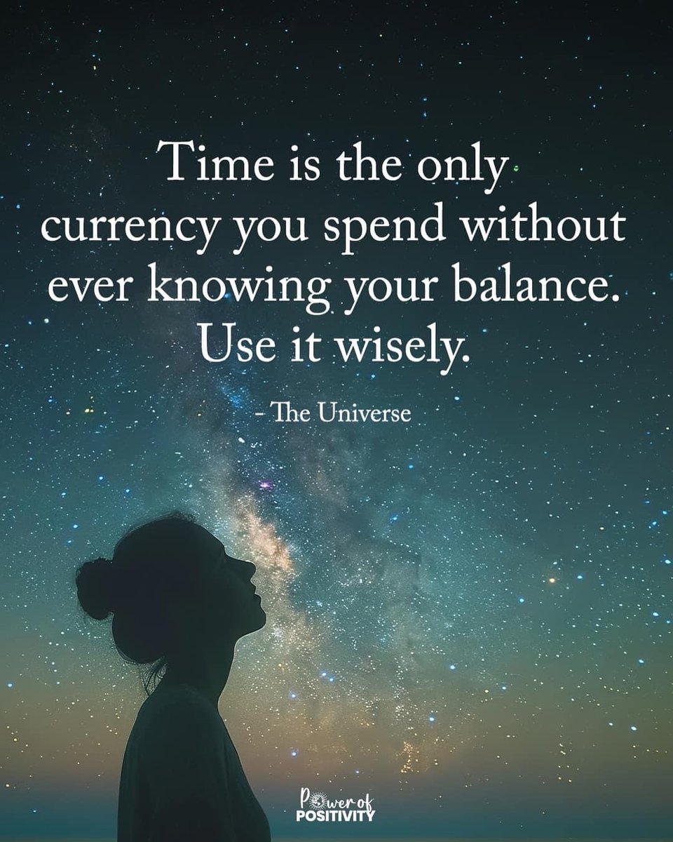 Time is the only currency you spend without ever knowing your balance. Use it wisely. ⏰💫