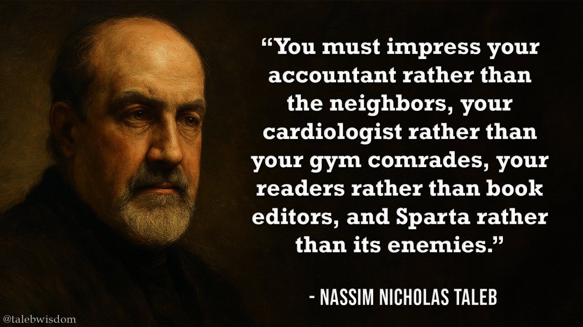 Nassim Nicholas Taleb's Wisdom (@talebwisdom) on Twitter photo 