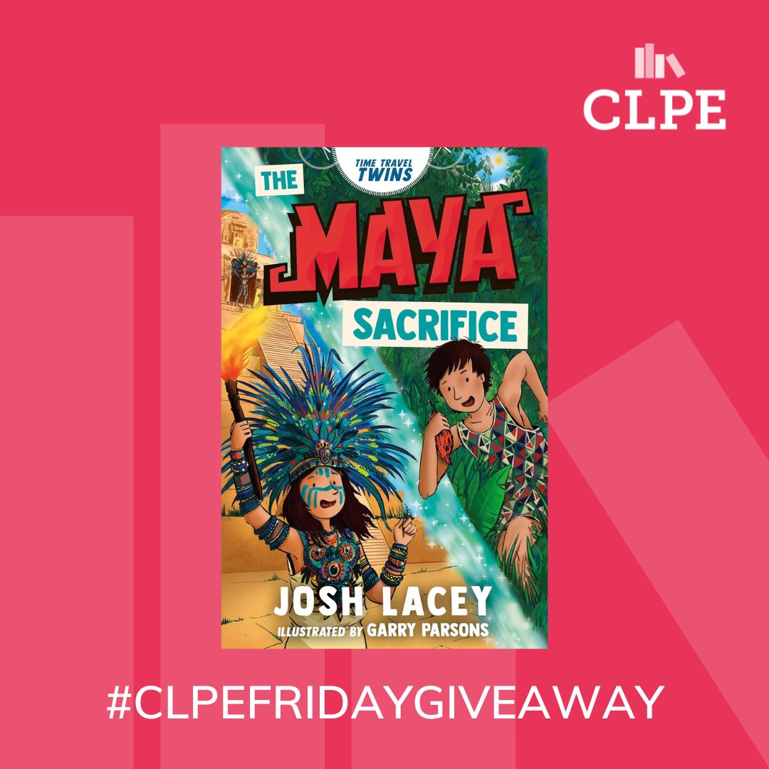 CLPE (@clpe1) on Twitter photo Today we have an exciting chance to win a copy of 'Time Travel Twins: The Maya Sacrifice' by <a href="/JoshLaceybooks/">Josh Lacey</a>, illustrated by <a href="/ICanDrawDinos/">Garry Parsons</a> and published by <a href="/AndersenPress/">Andersen Press</a>.
To enter drop a ⏱️ below. Good luck!
T&C's on our website. Today we have an exciting chance to win a copy of 'Time Travel Twins: The Maya Sacrifice' by <a href="/JoshLaceybooks/">Josh Lacey</a>, illustrated by <a href="/ICanDrawDinos/">Garry Parsons</a> and published by <a href="/AndersenPress/">Andersen Press</a>.
To enter drop a ⏱️ below. Good luck!
T&C's on our website.