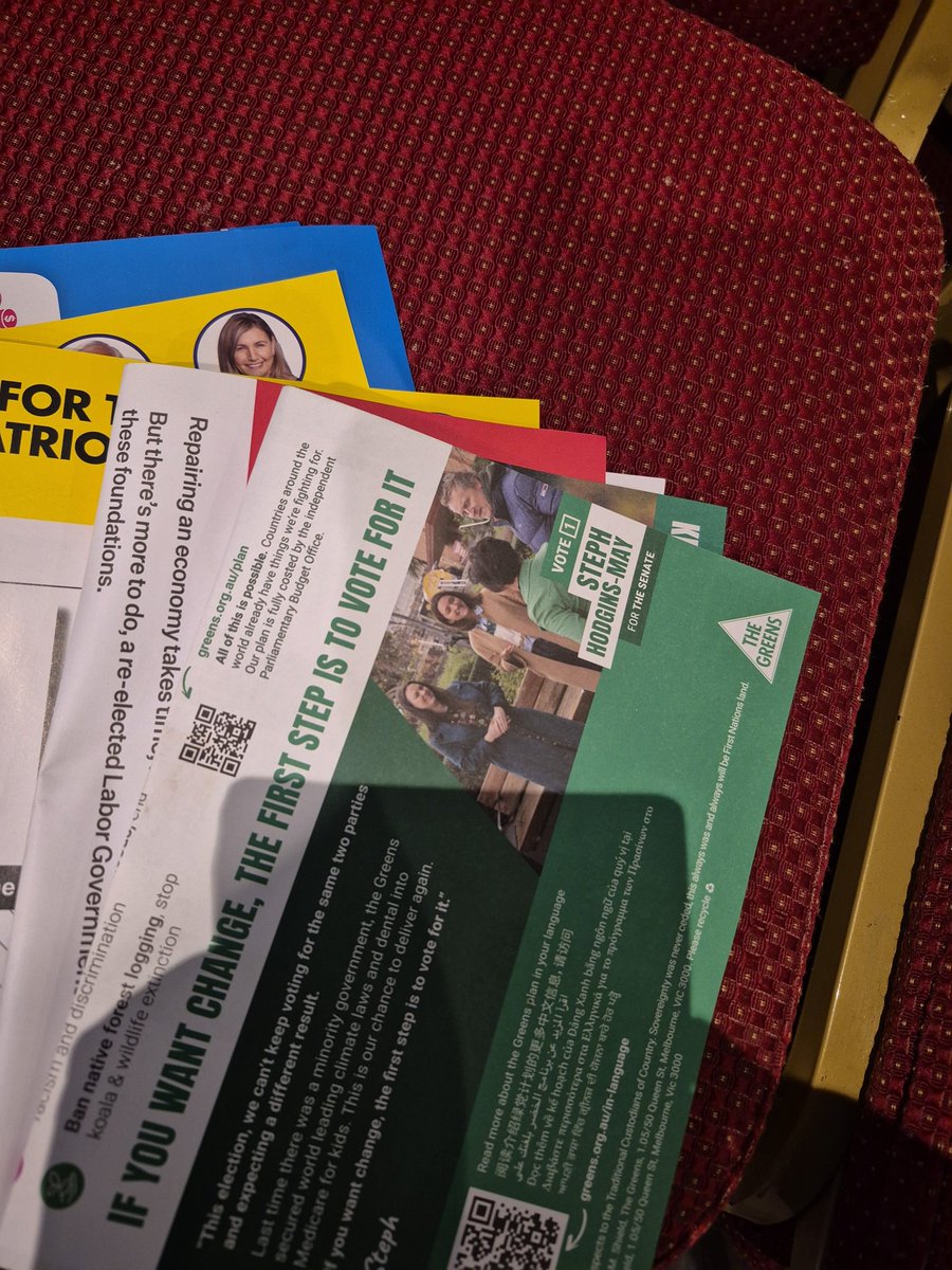 At the polling booth, one would think it is the election day today in Australia!! #Election2025