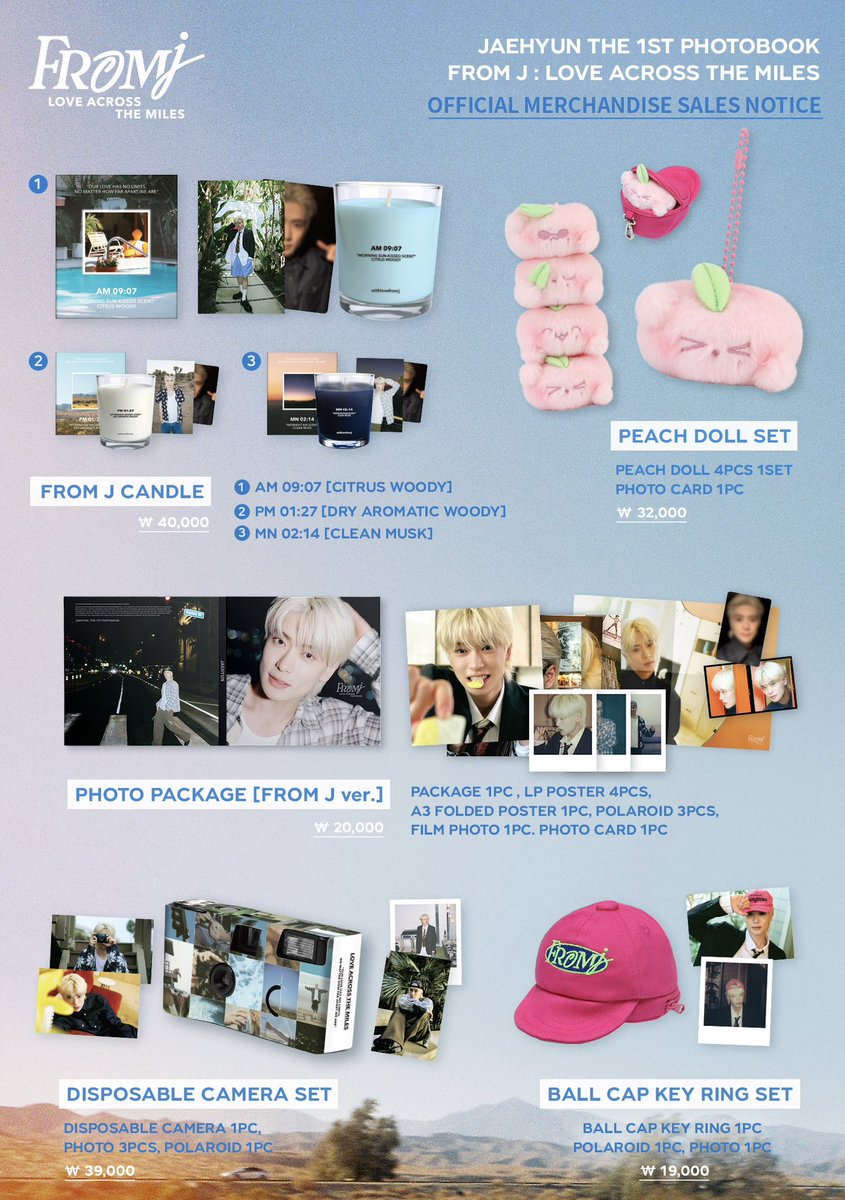 NCT JAEHYUN FROM J：LOVE ACROSS THE MILES PHOTOBOOK MD